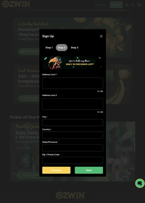 >Start Ozwin Casino